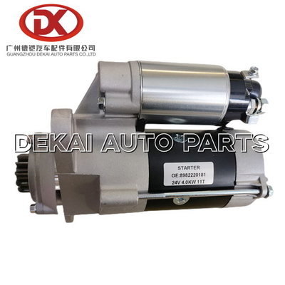 8982220181 8983410980 Bộ phận điện ISUZU 24V 4.0kw Bộ khởi động ISUZU NPR NKR 4HF1 8 98222018 1