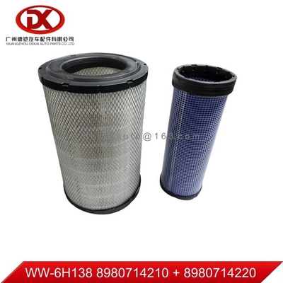 Bộ lọc không khí 8980714210 Bộ phận động cơ xe tải ISUZU 4HK1 6HH1 8980714220